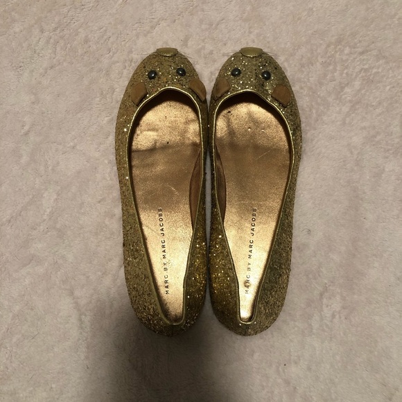 Marc Jacobs Glitter Mouse Flats - Picture 6 of 8